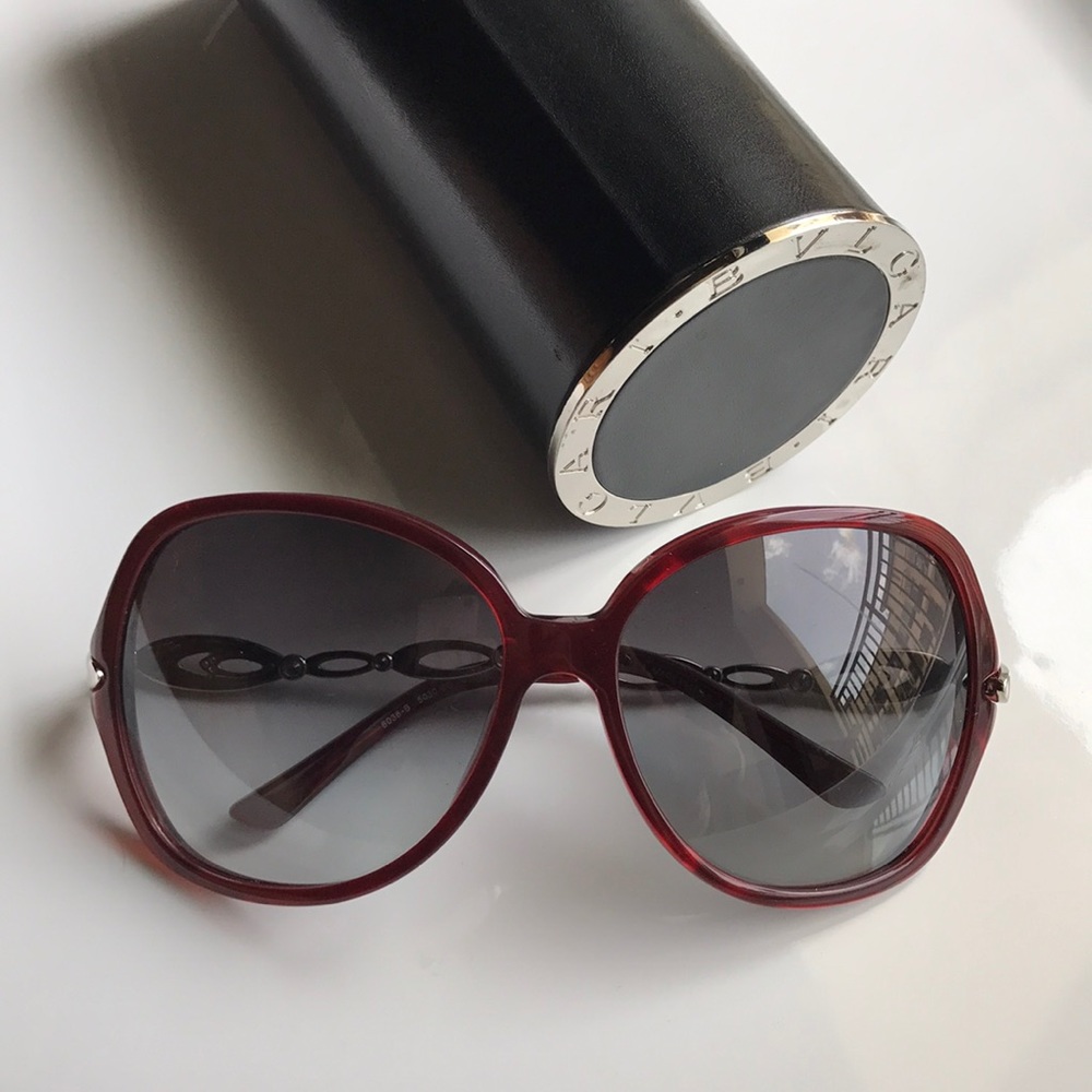 Bvlgari Oversized Crystal sunglasses NWOT
